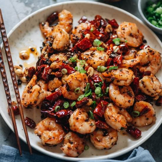 Sichuan Shrimp Stir Fry