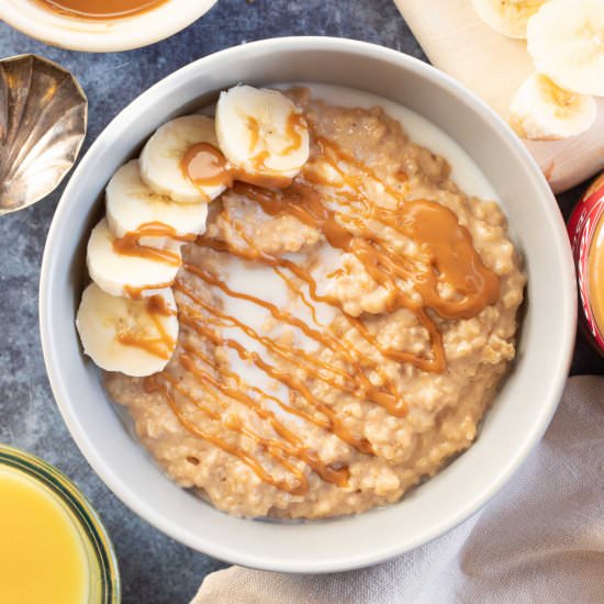 Biscoff Porridge (Oatmeal)