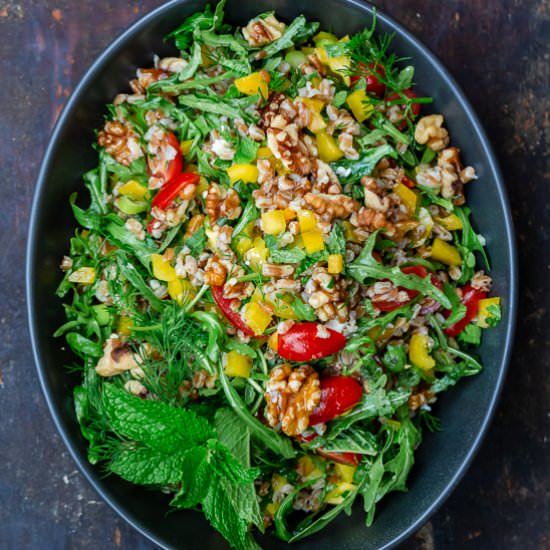 Mediterranean Farro Salad