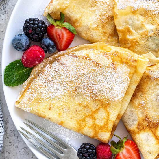 How to Make Crepes (2-ways!)