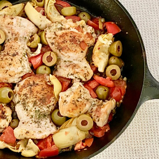 Paleo Greek Chicken Thighs