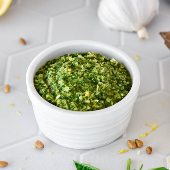 Lemon Basil Pesto