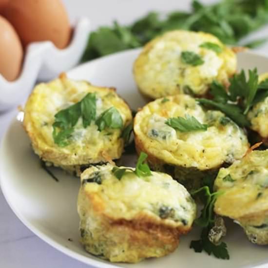 Green Veggie Egg Muffins