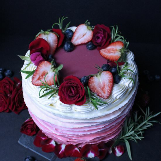 Strawberry Vanilla Roase Cake
