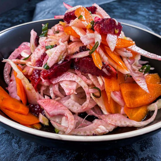 Fennel Salad with Orange and Carrot