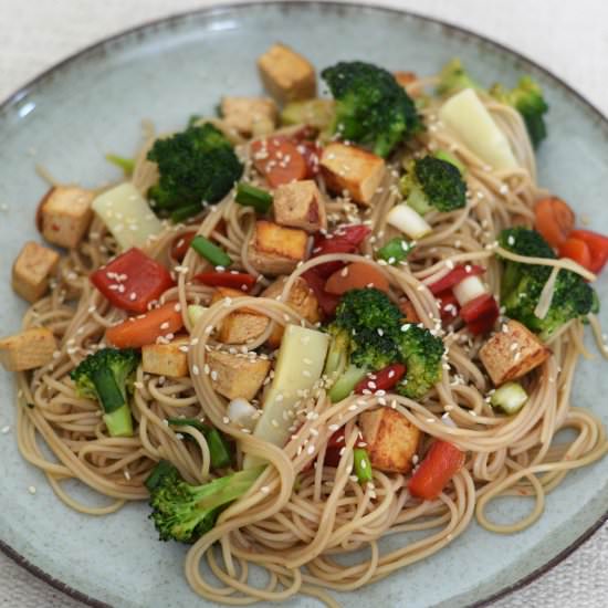 Tofu Veggie Noodles