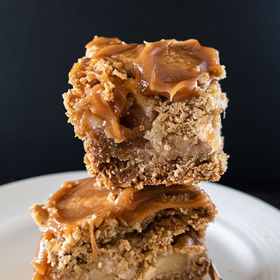 Apple Pie Squares with Caramel