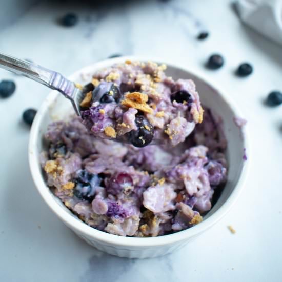 Blueberry Cheesecake Oatmeal