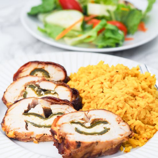 Grilled Jalapeno Popper Chicken
