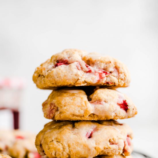Strawberry Drop Biscuits