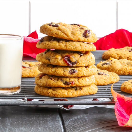 Graham Cracker Cranberry Cookies