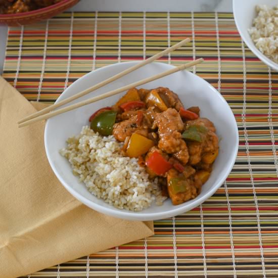 Healthy Sichuan Chicken