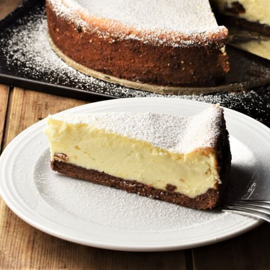 Traditional Baked Polish Cheesecake