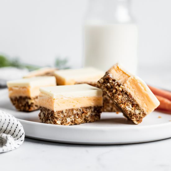 No Bake Carrot Cake Bars