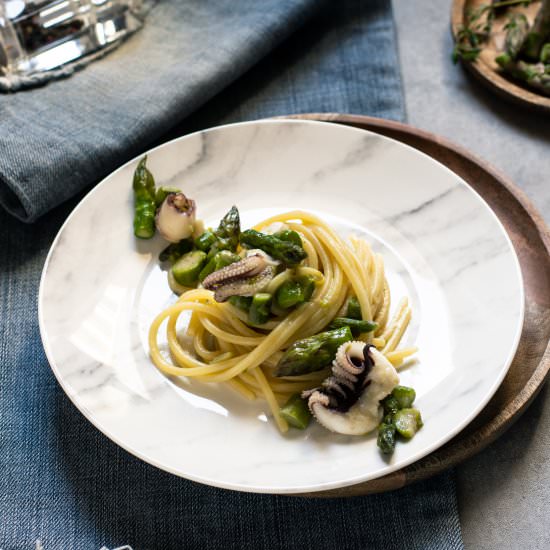 Spaghetti with cuttlefish