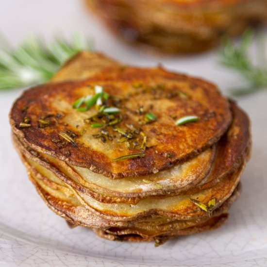 Air Fryer Potato Stacks