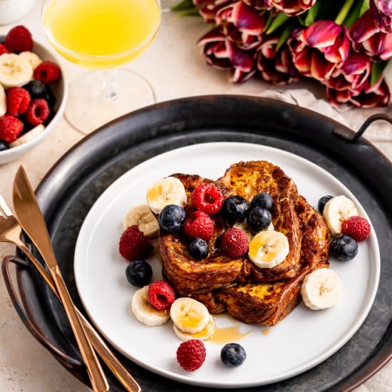 Cinnamon Croissant French Toast