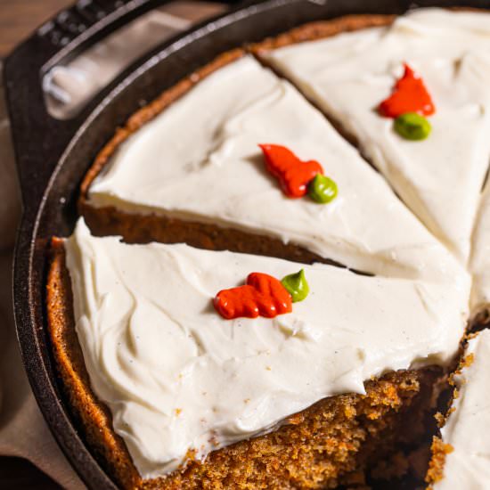 Easy Skillet Carrot Cake
