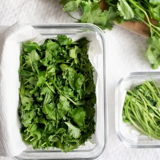 Cilantro: How to Cut, Store & Use?