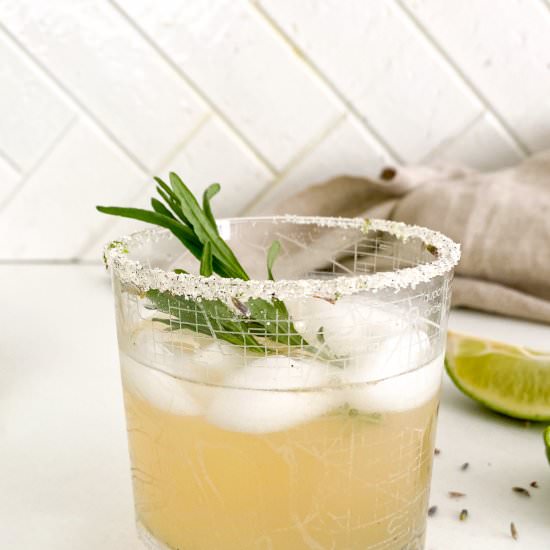 Backyard Summer Lavender Margarita