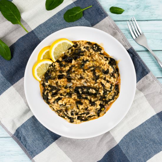 Greek Spinach and Rice
