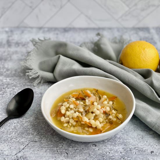 Lemon Couscous Soup