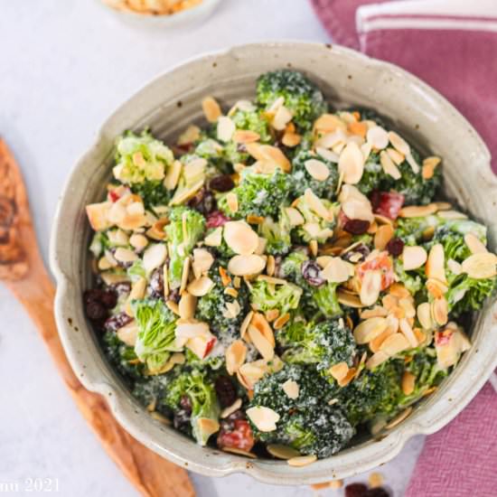Broccoli Salad with Raisins
