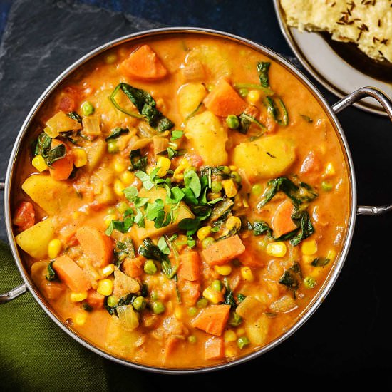 Vegan Potato & Vegetable Curry