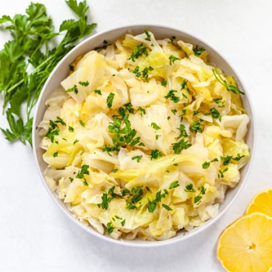 Instant Pot Lemon & Parsley Cabbage