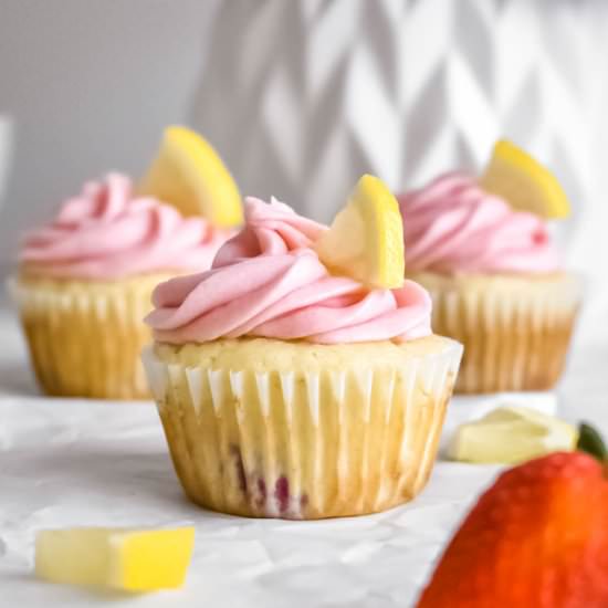 Strawberry Lemon Cupcakes