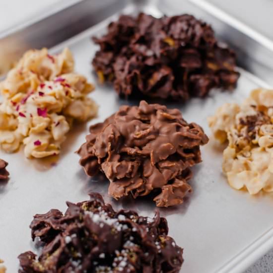 No Bake Cornflake Cookies