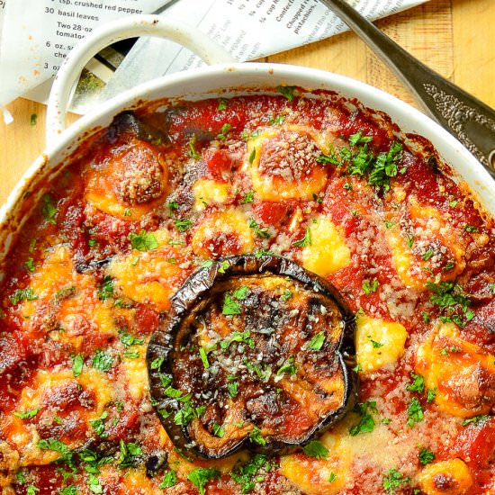 Spicy Eggplant Gratin