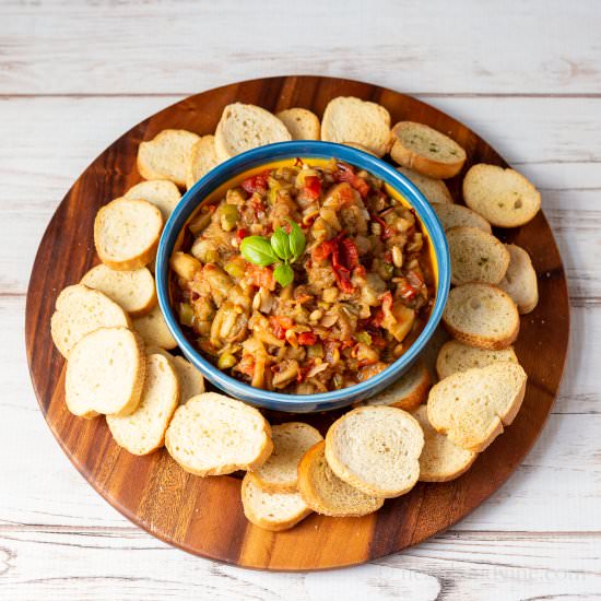Roasted Eggplant Caponata Recipe