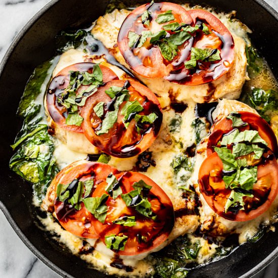 easy chicken caprese