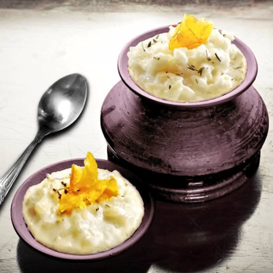 Lavender Lemon Rice Pudding