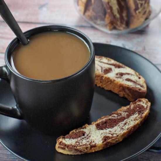 Chocolate Marble Biscotti
