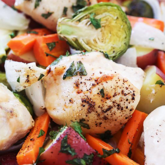Easy Roasted Chicken and Vegetables