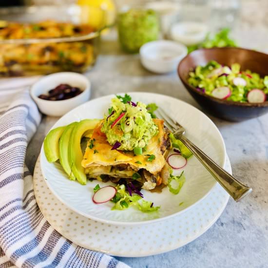 Vegan Enchilada Casserole