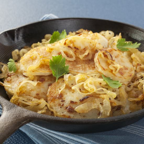 Fried Potatoes and Onions