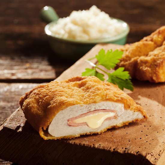 Air Fryer Chicken Cordon Bleu