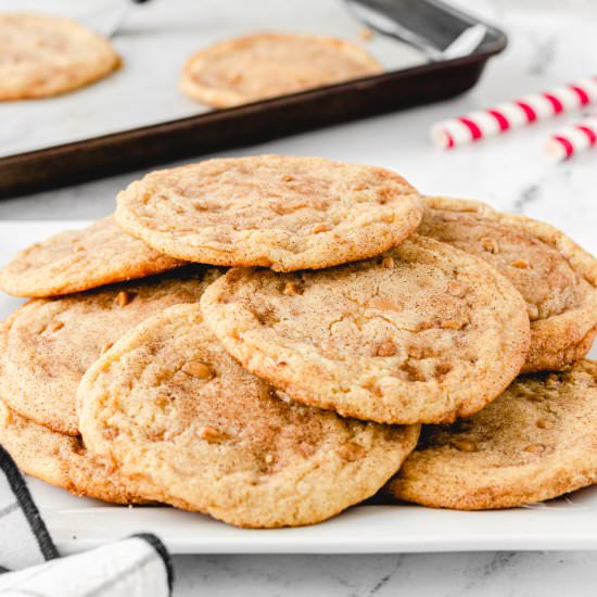 Brown Butter Toffeedoodle Cookies