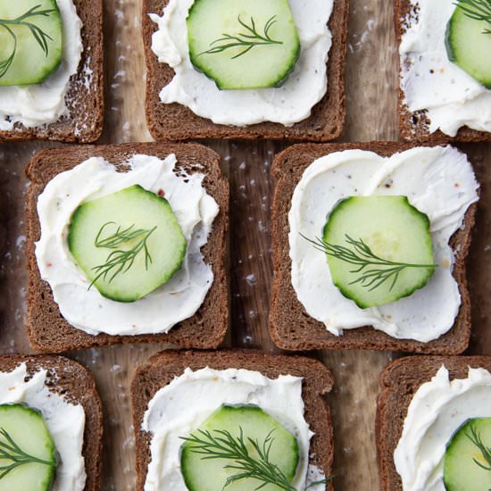 Mini Cucumber Sandwiches