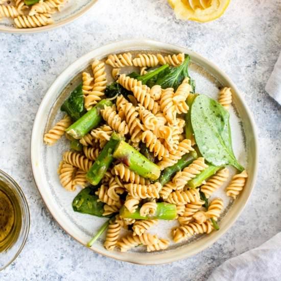 Lemon Asparagus Pasta Salad