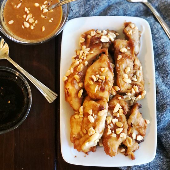 Chicken Satay (without skewers)