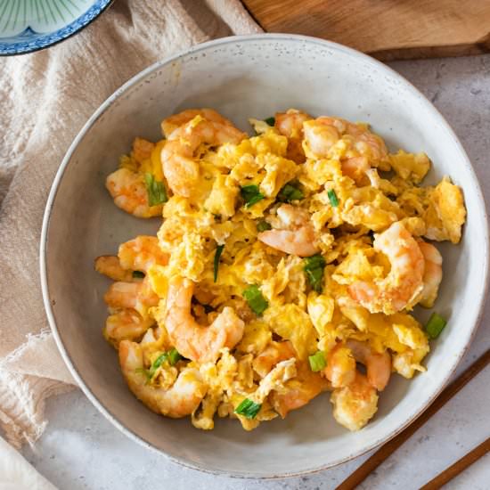 10-Minute Shrimp and Egg Stir-Fry