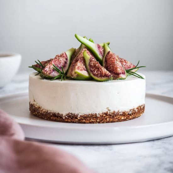 Honey Orange No Bake Cheesecake