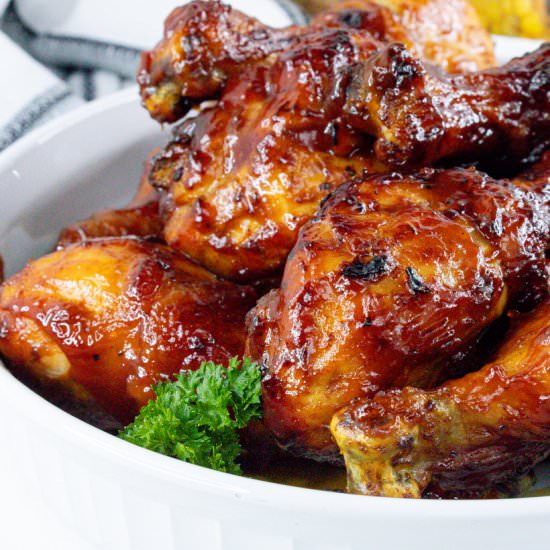 Air Fryer BBQ Chicken Drumsticks