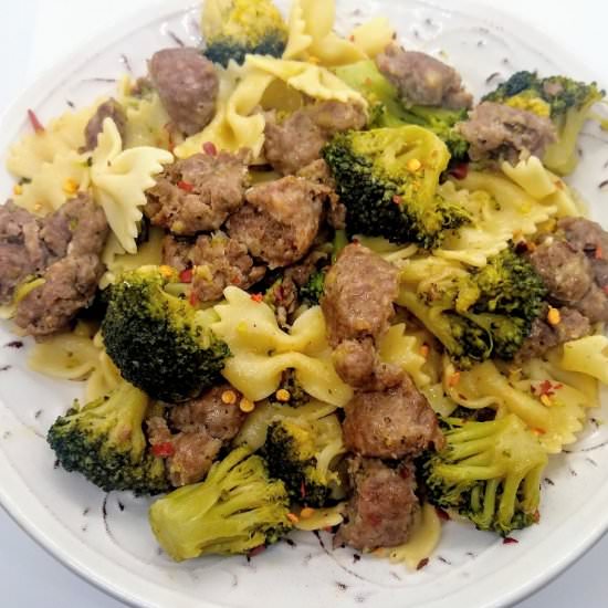 Pasta with Sausage and Broccoli