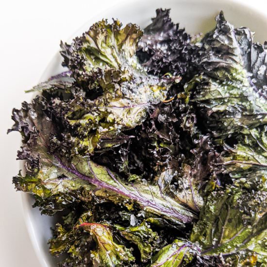 Actual 3-Ingredient Kale Chips