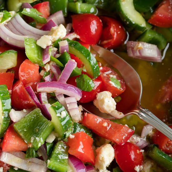 Marinated Greek Salad